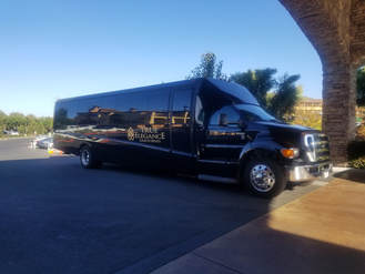 Charter Bus in Napa Valley